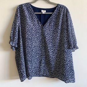 J. Crew Floral Blouse *NEVER WORN*